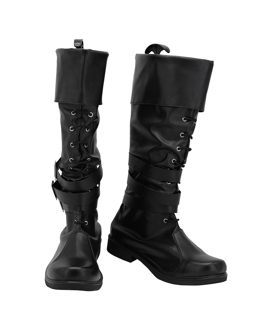 Fantastic Beasts The Crimes of Grindelwald Gellert Grindelwald Cosplay Boots Black Leather Shoes Custom Made (2)
