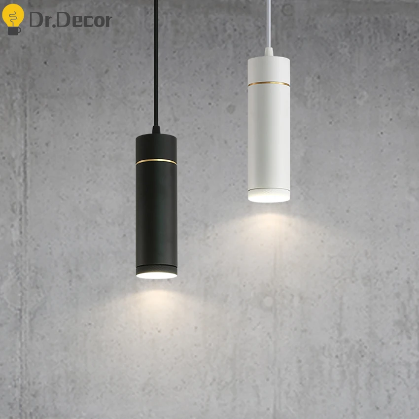 

Modern LED Pendant Lights Cylinder Model Iron Pendant Lamp Bedside Lamp Kids Dining Room Study Hanglamp Light Fixtures Luminaria