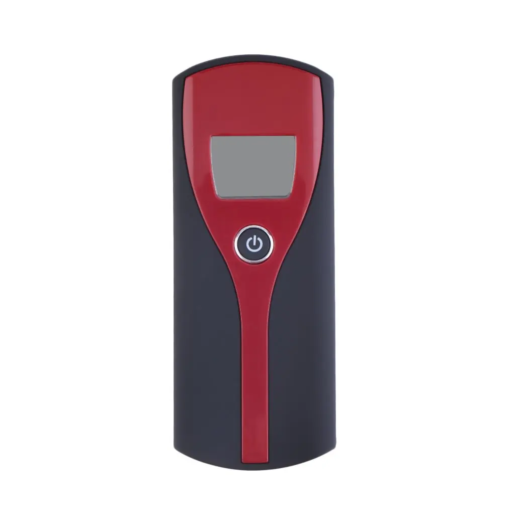 Черный и винно-красный пластиковый быстрый ответ и восстановление Универсальный Профессиональный цифровой ЖК-дисплей алкогольное оповещение дыхательный тестер