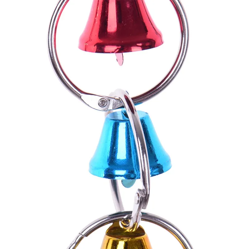 Hanging Bell Bird Toys Birdcage Squirrel Hamster Parakeet Parrot Cage Toys For Parrots Small Birds Supplies