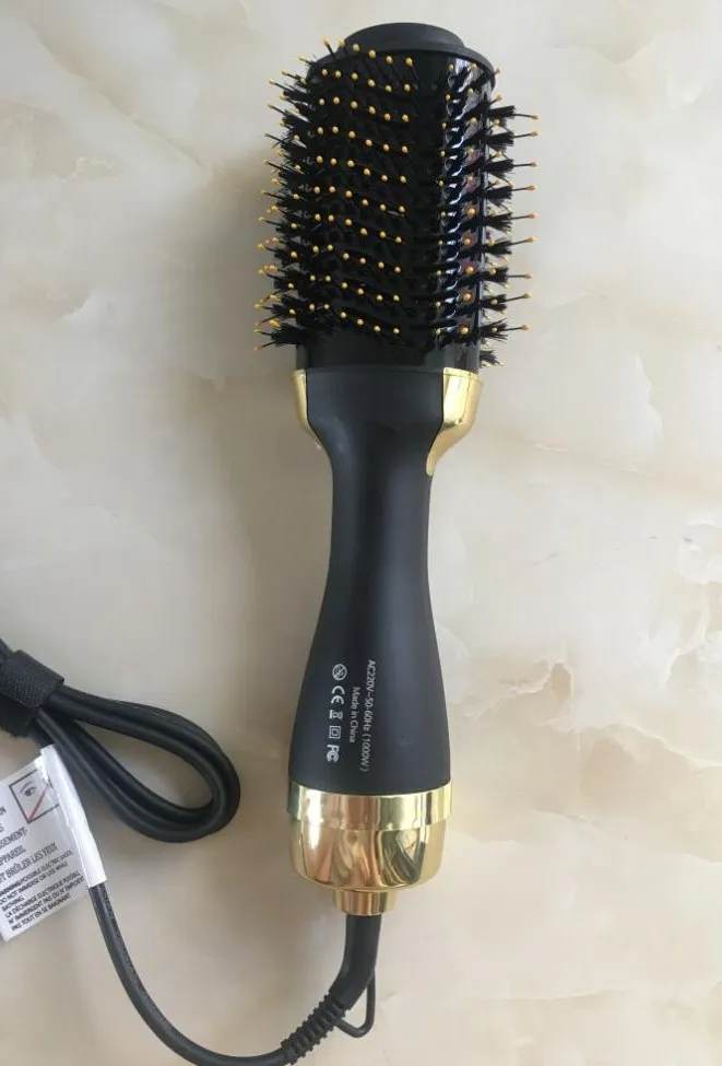 Один шаг фен и Volumizer 2 в 1 выпрямитель для волос бигуди электрический выдувная расческа профессиональная Фен щетка 0001