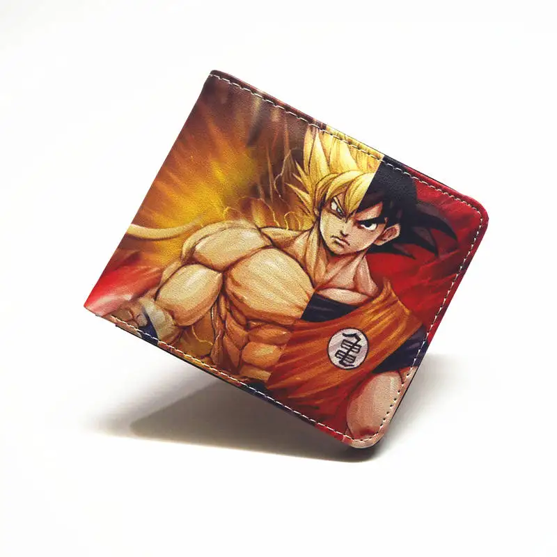 Cartoon Wallet wu kong Credit Card Slot Photo Student Teen Short Wallets Coin Purse