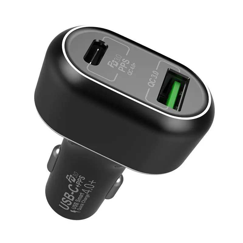 

christmas gifts for gf 2018 in-car USB C PD car Charger QC3.0 combo