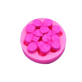 

DIY Bakery Thin Hydrangea Fragrance Gypsum Model Liquid Lightweight Clay Modeling Silicone Mould