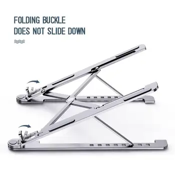 

Dropshipping Folding Laptop Stand Aluminum For MacBook Air Pro Stand Cooling Adjustable Desk Stand Tablet Holder Support