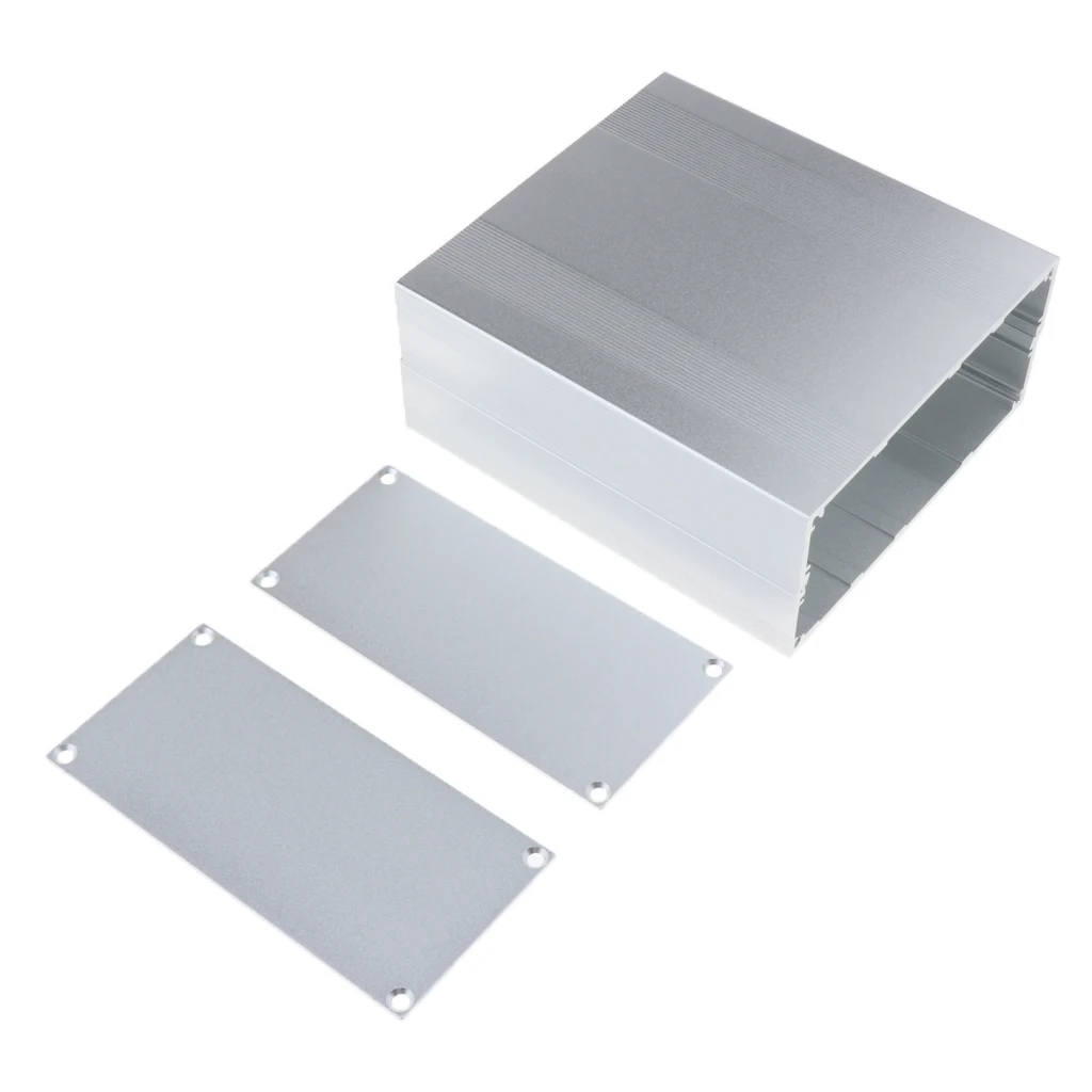 Aluminum Box Circuit PCB Board Enclosure Case Project Electronic Box DIY- 160x145x68mm (LxWxH)