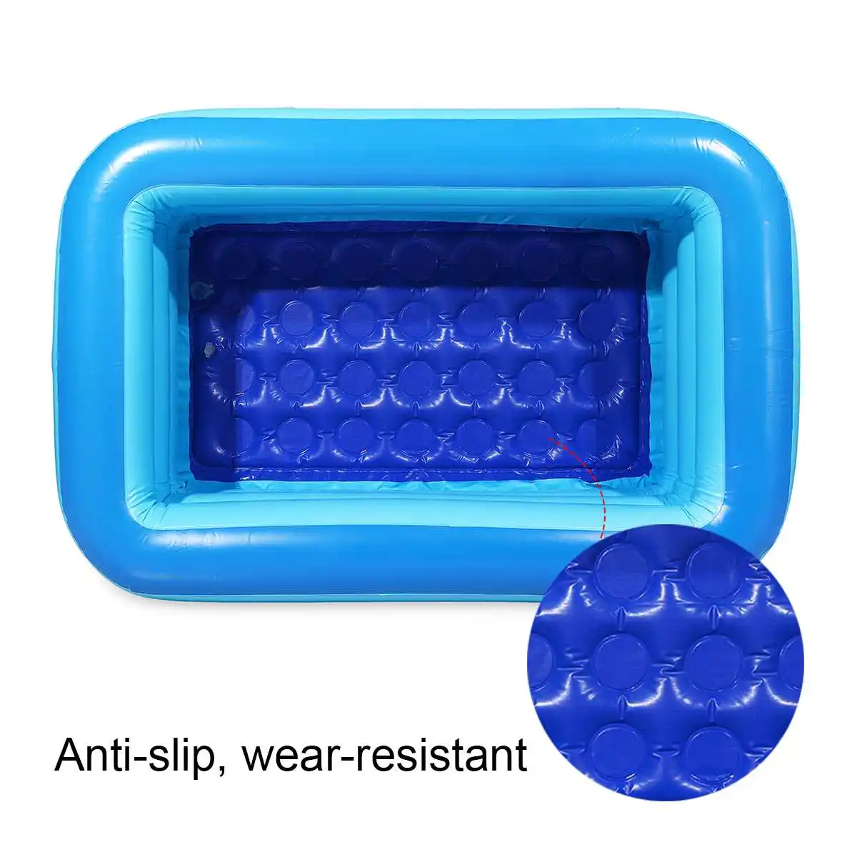 120cm 2/3layers Inflatable Square Swimming Pool Children Inflatable Pool Bathing Tub Baby Kid Home Outdoor Large Swimming
