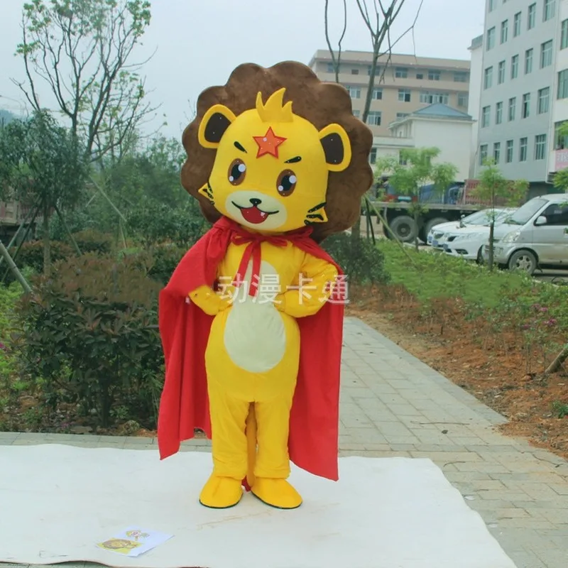 

Cosplay Custom Made Lion Mascot Costume Cartoon Character Suit Adult Size Carnival Costume Fancy Dress Animal Mascot Costumes