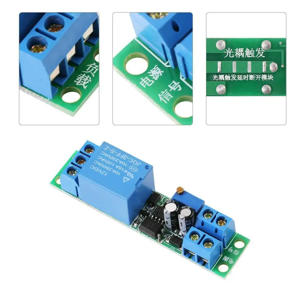 

DC 12V Delay Relay Module Low Level Trigger Relay Module ARM Board Shield AVR DSP Robotics MCU For PLC Interface X7Q9