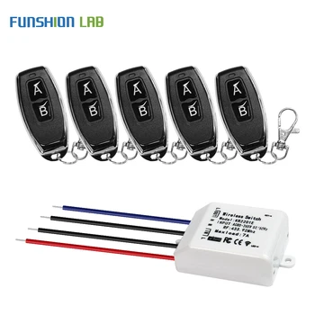 

FUNSHION 433Mhz Wireless Remote Control Switch 110V 220V 1CH Relay universal Wide AC 85-265V Wireless Remote Receiver Module
