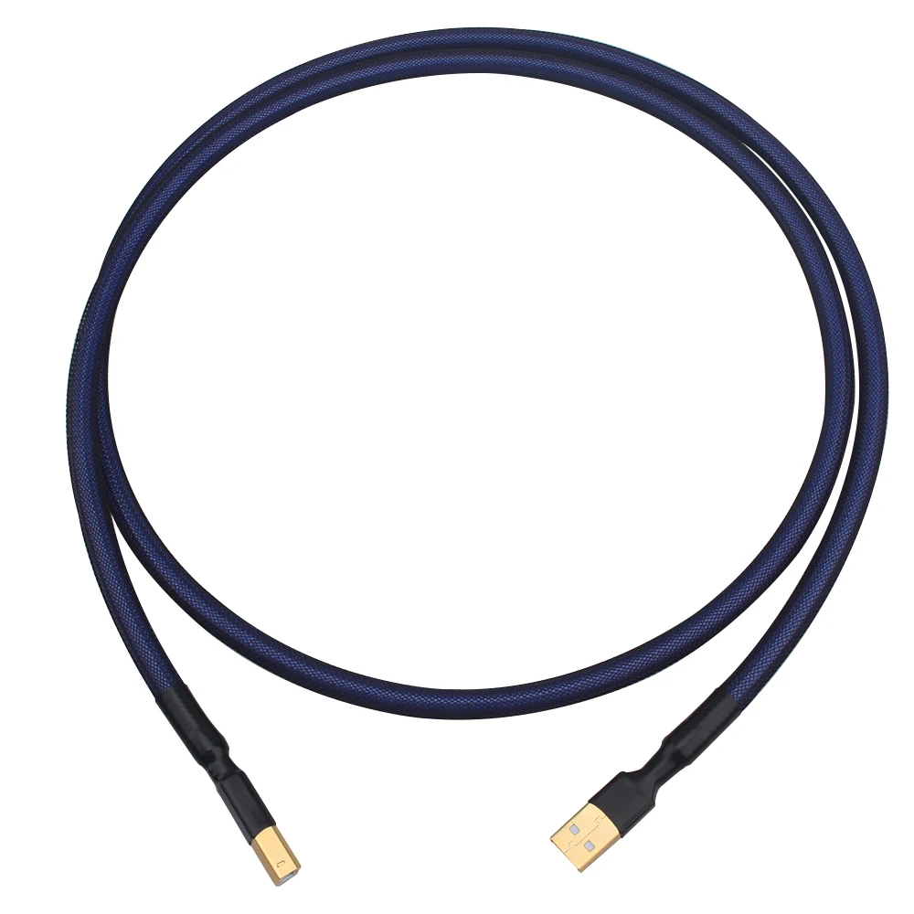 Серый рыцарь 6N HiFi датчик температуры OCC посеребренный USB A B DAC цифровая аудиолиния