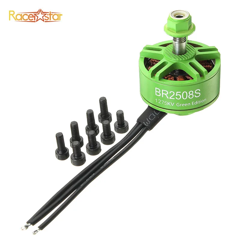 Racerstar 2508 BR2508S Green Edition 1275KV 1772KV 2522KV бесщеточный двигатель для FPV Racing RC Дрон хорошие детали