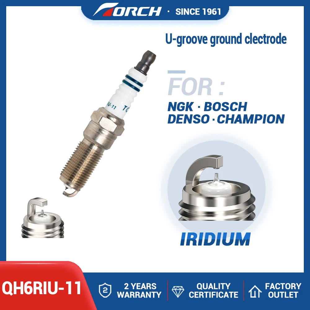 Bujia de Iridio resistencia automática, Bujia, antorcha, QH6RIU 11, bujía, ILTR6E11, BASE para BUICK LACROSSE, 2012 3.6L/222|Bujías y incandescentes| - AliExpress