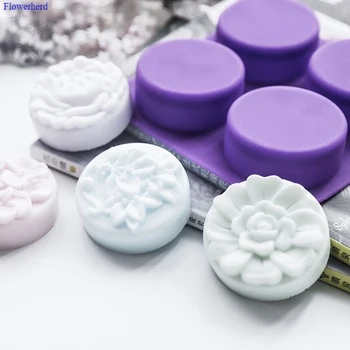 

Four-cavity Hydrangea DIY Handmade Soap Mold Soft and Easy-Release Soap Silicone Mold Soap Making Supplies Cake Chocolate Mold