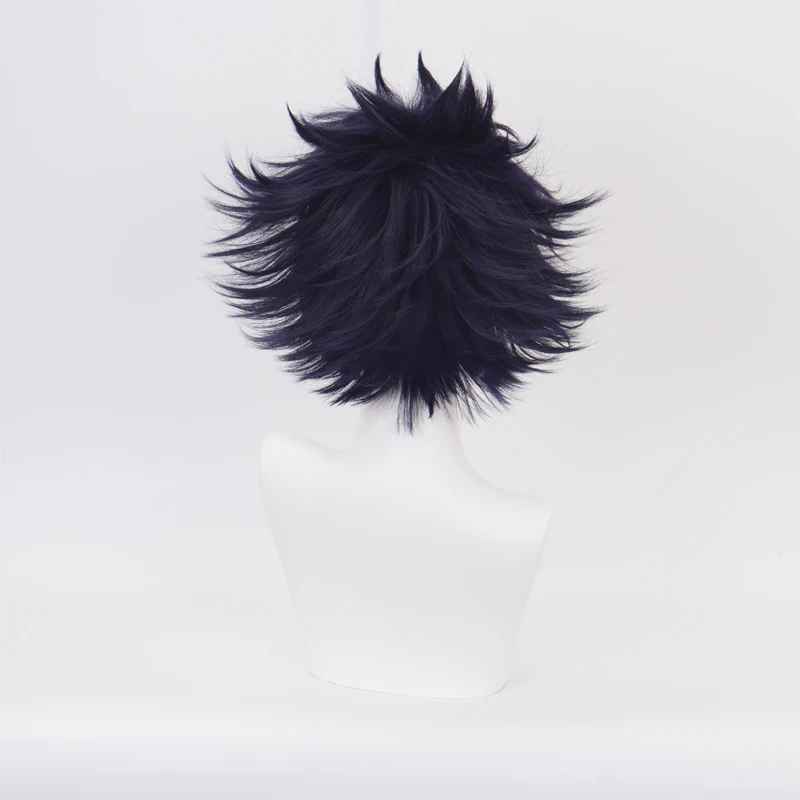 My Hero Academia Tamaki Amajiki Dark Blue Short Wig Cosplay Costume Boku no Hero Academia Synthetic Hair Men Women Party Wigs halloween costumes