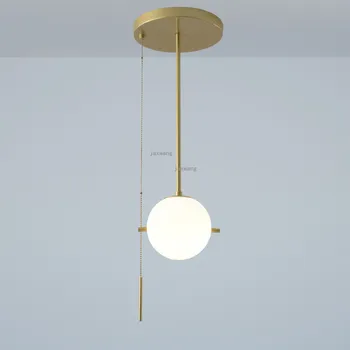 

Nordic LED Glass Pendant Lights Lighting Dining Room Personality Creative Pendant Lamp Suspension Luminaire Kitchen Fixtures