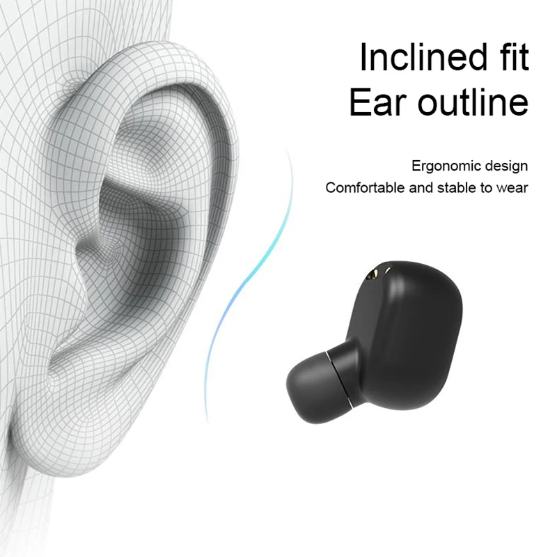 M1HIFI TWS Bluetooth Earphone IPX6 waterproof V5 0 Earphones Wireless Headphones For Andorid Ios With 350mAh Charging Box