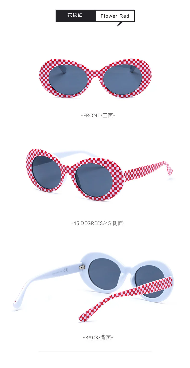 女性のためのファッショナブルな楕円形のサングラス 流行のサングラス ヨーロッパ アメリカのストリートシューティングg Dragon サングラス Aliexpress