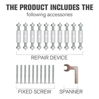 

21pcs /set 86 Type Switch Socket Cassette Screws Repair Support Rod Wall Mount Switch Box Secret Stash Struts Repair Tool Sets