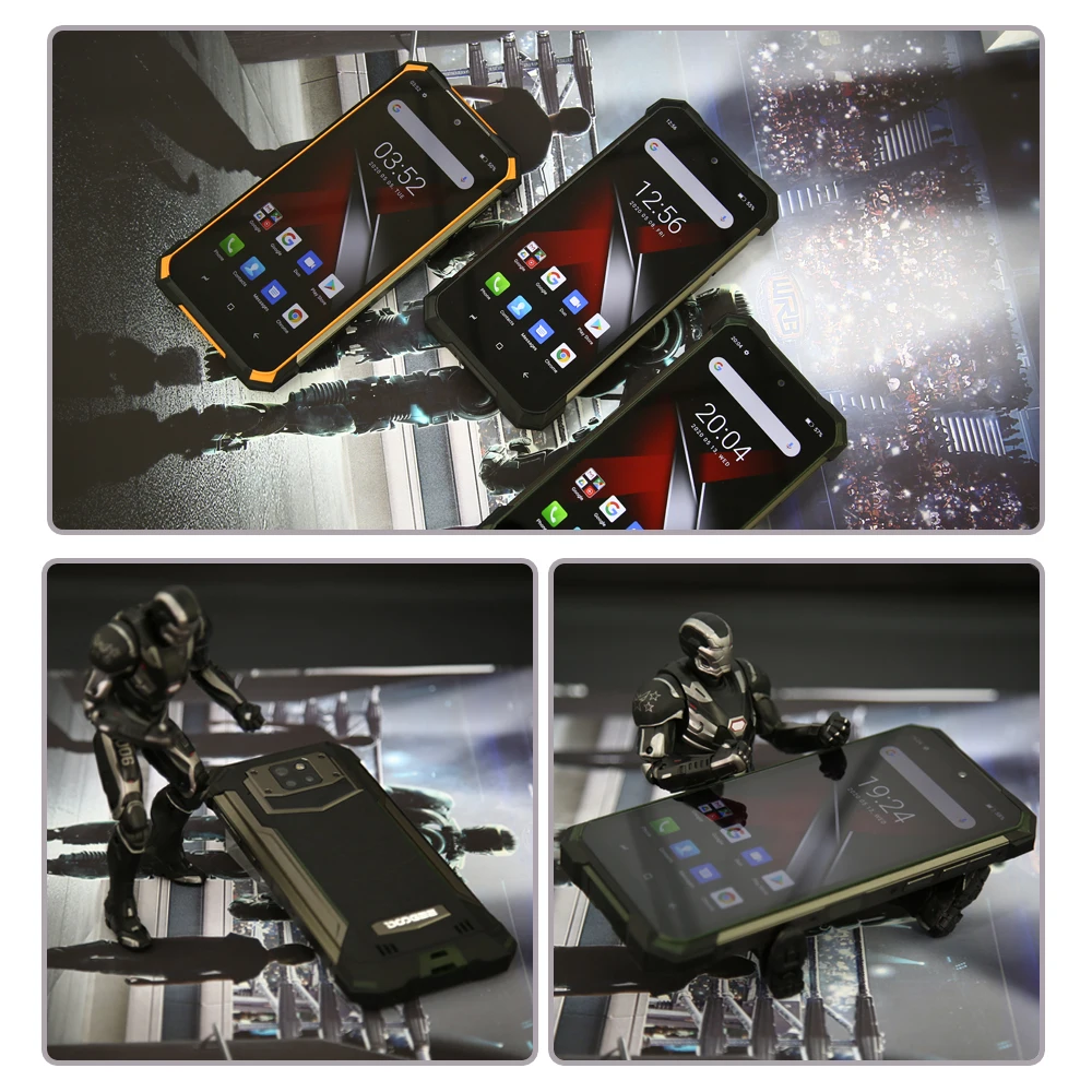 IP68/IP69K DOOGEE S88 Pro Rugged Mobile Phone 10000mAh telephones Helio P70 Octa Core 6GB RAM 128GB ROM smartphone Android 10 OS