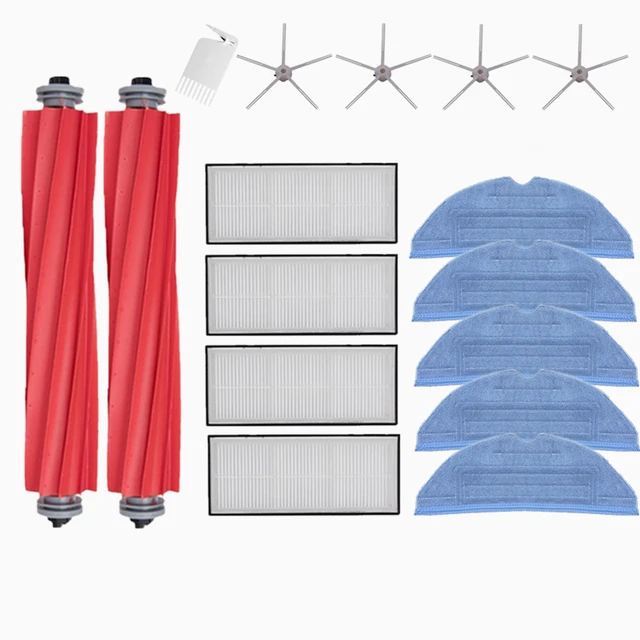 XiaoMi Roborock T7S S7 HEPA Accessory of Filter Main Brush/Cover Mop Cloth Side Brush Vacuum Cleaner Part Package 1B