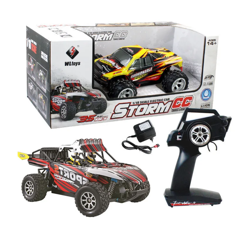 

Weili K929-a 1: 18 Fully Ratio Remote Control Drift High-Speed Car 2.4G Electric Four-Wheel Drive Desert off-Road Vehicle