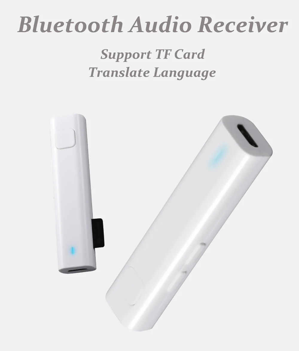 Беспроводной bluetooth-аудиоресивер адаптер TF карта воспроизведения перевод адаптер настоящая стерео музыка с 3,5 мм AUX для автомобиля телевизионные наушники