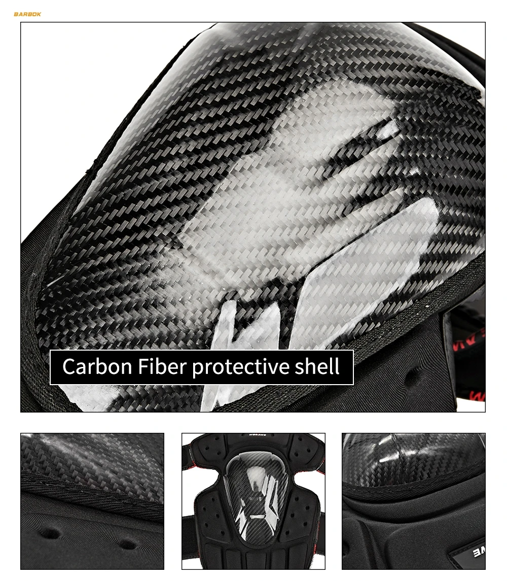 WOSAWE Sports Motorcycle Armor Protector Jacket Body Support Bandage Motocross Guard Brace Protective Gears Chest Ski Protection WOSAWE Sports Motorcycle Armor Protector Jacket Body Support Bandage Motocross Guard Brace Protective Gears Chest Ski Protection