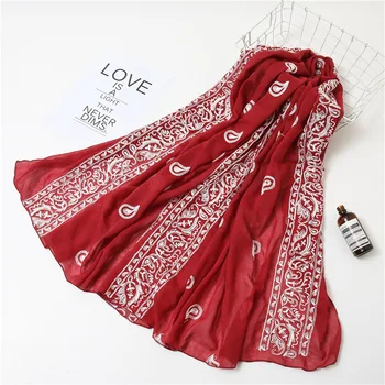 

Cotton Hijab Scarf Women Solid Winter Scarves Lace Embroidery Foulard Bandana Jersey Muslim Shawls Wrap Retro Pashmina Scarfs