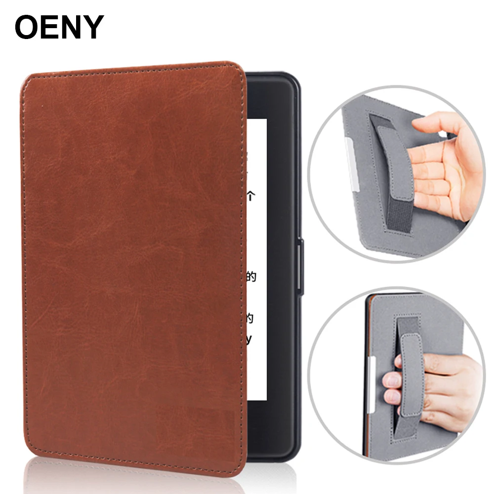 Capa 10th-Generation Kindle Paperwhite Hand-Holder PU for with 1-2-3-4-10th
