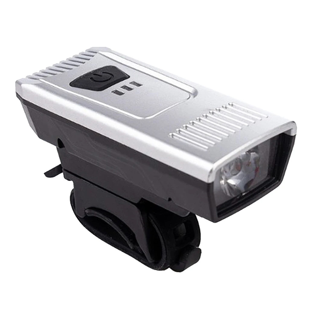 USB Rechargeable Bike Light Waterproof 4-Model Bicycle Front Headlight Easy to Install for Road Mountain Cycling Scooter
