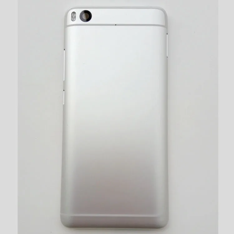 Для 5,1" xiaomi 5S M5S mi 5S mi 5S чехол для задней панели батареи+ вспышка+ боковые клавиши для xiaomi mi 5S задняя крышка корпуса - Цвет: silver