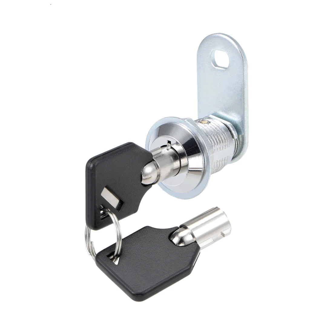 Uxcell трубчатый cam lock 20 мм цилиндр Длина хромированная отделка с одинаковым ключом