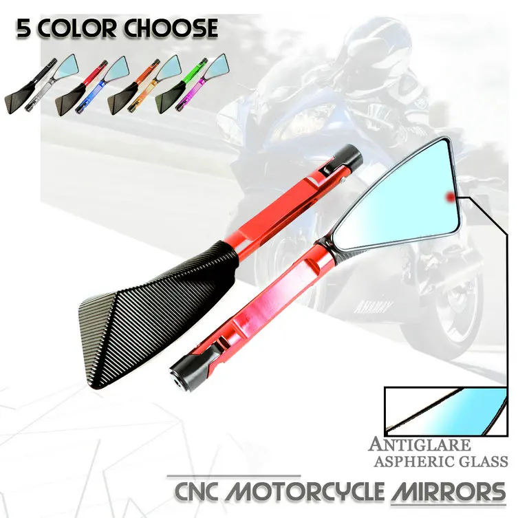 Мотоциклетное зеркало Moto Accessoire треугольник бар конец заднего вида боковые