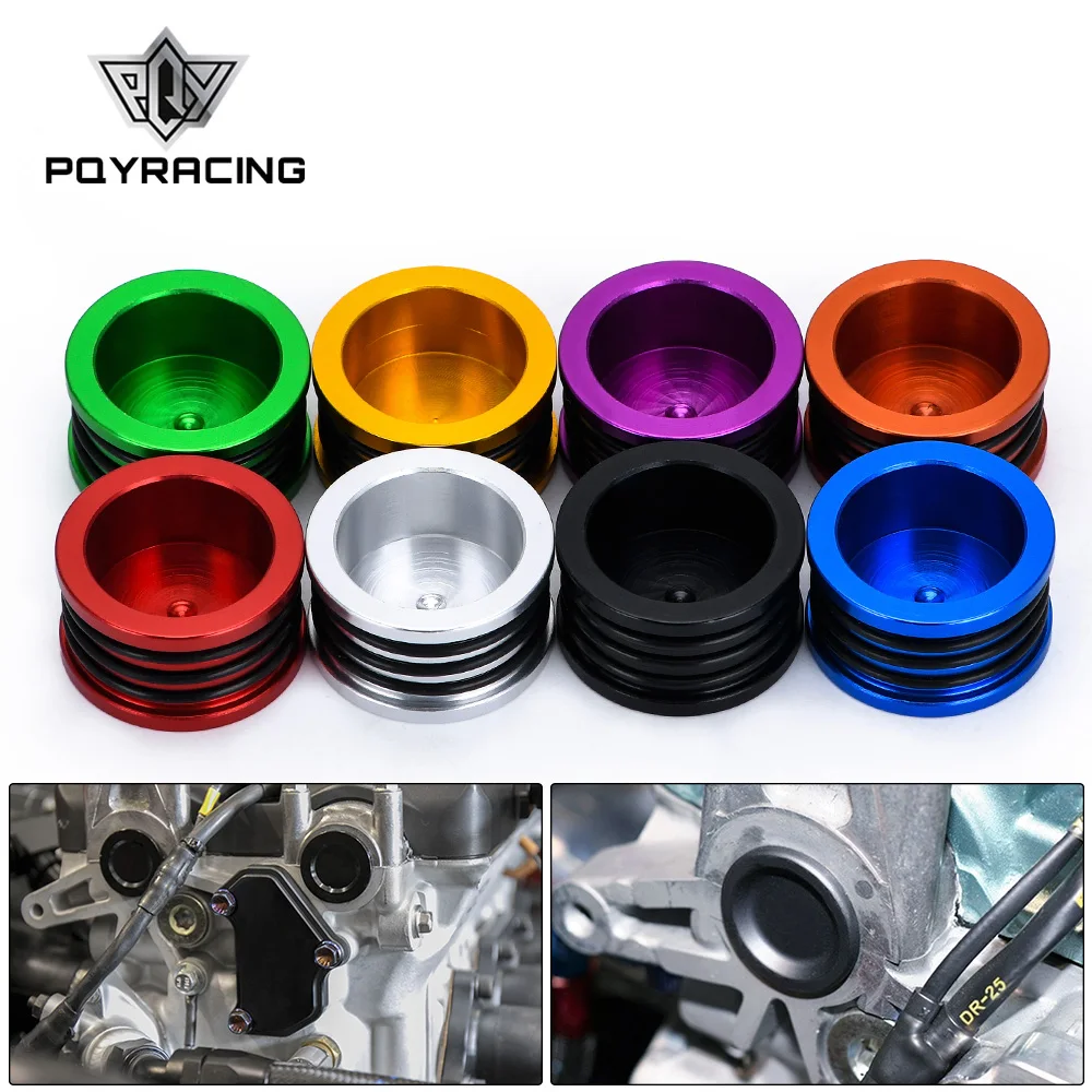 Camshaft Seal Cover Cap Plug Triple O-Ring Aluminum Front Replacement For Honda Acura B D H F Series Engine Motor o ring seal set rubber seal ring