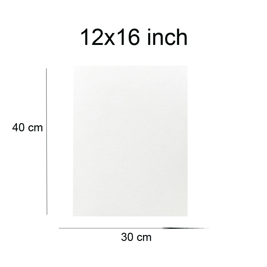 Artists Drawing Board 3 Pack Panel Canvas Painting For Acrylic Oil Paint Acid Free White Cotton Multi Sizes for learning boards