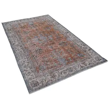 

151x250 Cm Beige Handmade English Vintage Area Rug-5x8 Ft