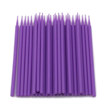 

100Pcs/pack Disposable Eyelash Brushes Swab Microbrushes Eyelash Extension Tools Individual Eyelashes Removing Tools Applicators