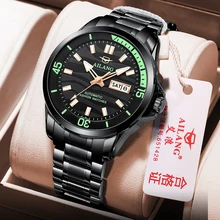 

AILANG 2022 New Mens Watches Luxury Business Automatic Mechanical Watch Full Steel Classic Waterproof Sport Full Steel Clocks