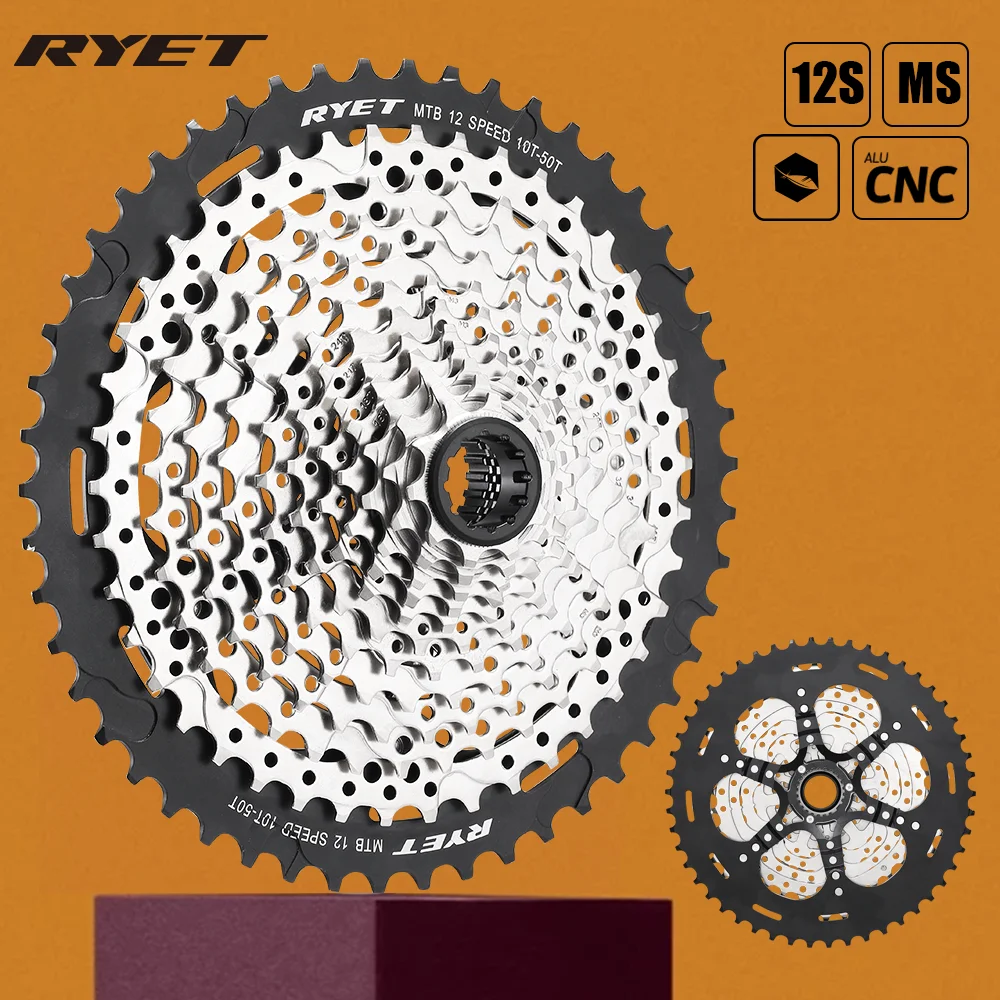 Ryet mtb 12速度10-50tマイクロスプラインカセット12速度