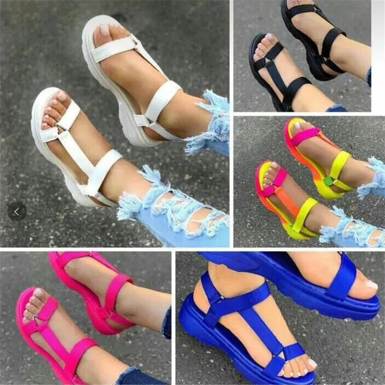 Buckle Closure Peep-Toe Sandal