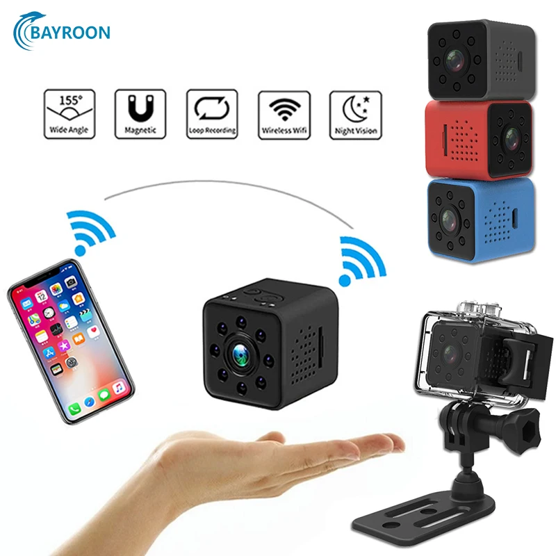 

Mini WIFI Camera HD 1080p Cam Home Security Infrared Night Vision SQ23 SQ11 Cameras Baby Monitor Concealed Small Video Camera