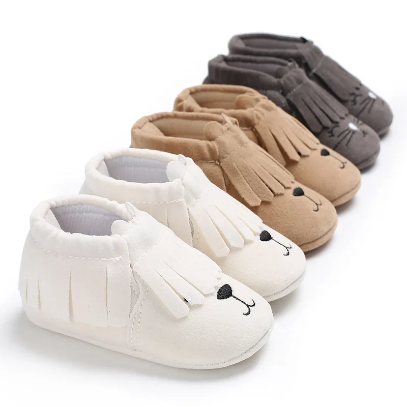 

Haiya Spring And Autumn 0-1-Year-Old Men And Women Baby Cartoon Foot Covering Soft-Soled Shoes Anti-slip Babies' Toddler Shoes