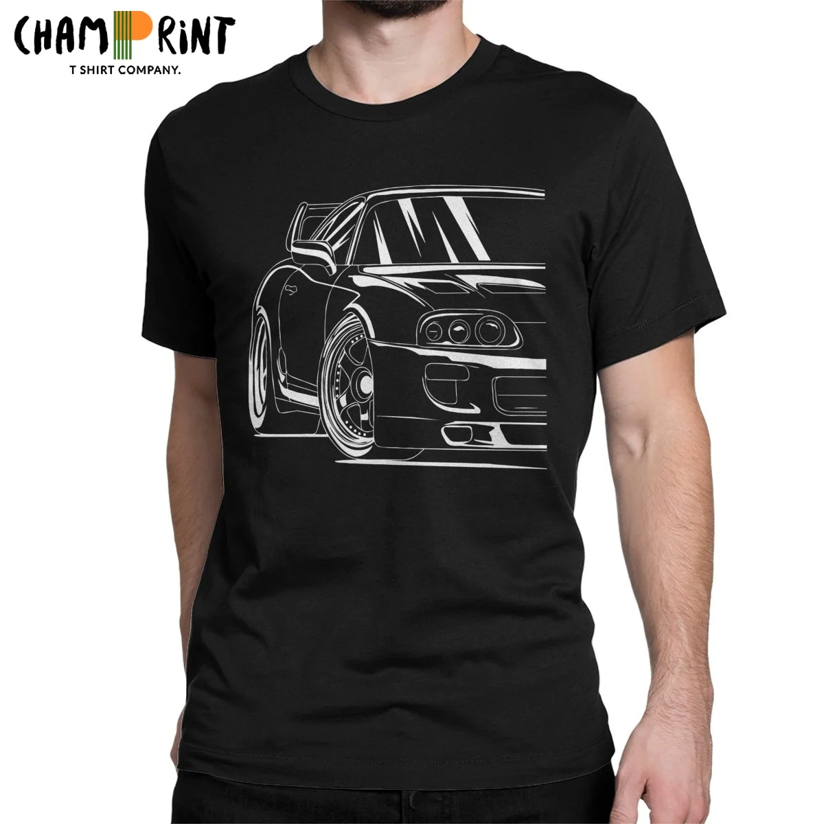 Футболка 2JZ Jdm мужская с коротким рукавом смешная тенниска из чистого хлопка