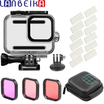

LANBEIKA 60m Waterproof House Diving Case Protective Case Filter Lens Protect Frame Rubber Cover For GoPro Hero 8 Accessories
