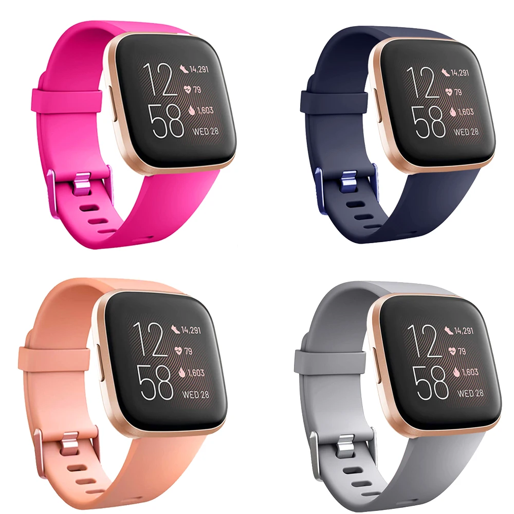 

Honecumi For Fitbit Versa / versa 2 Watchband Replacement Breathable with Holes Smart Watch Sporting Bracelet Travel Accessorys