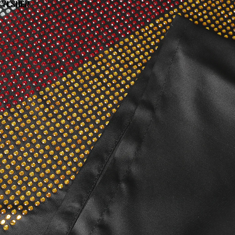 African Dresses for Women 2020 Dashiki Silk Diamonds Stripe Robe Boubou Africaine Femme Africa Maxi Dress African Clothes Ladies 11