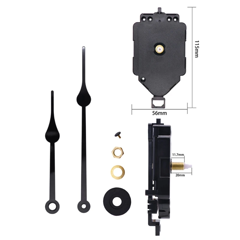 1 Set DIY Quartz Pendulum Trigger Silent Clock Movement Mechanism with 16 Music Box Movement Chime Wall Clock 3
