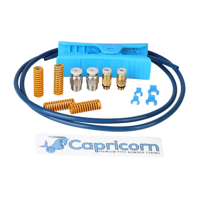 CREALITY 3D Printer Parts Original Capricorn Bowden PTFE Tubing Tube Fitting Push to Pneumatic Connect Bundle Kit | Компьютеры и офис