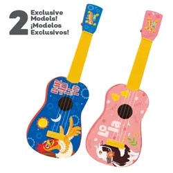 La granja de zvison mini ukulele, instrumentos musicais de brinquedo para meninos e meninas, iniciantes e iniciantes em vaca lola gallo bartolito